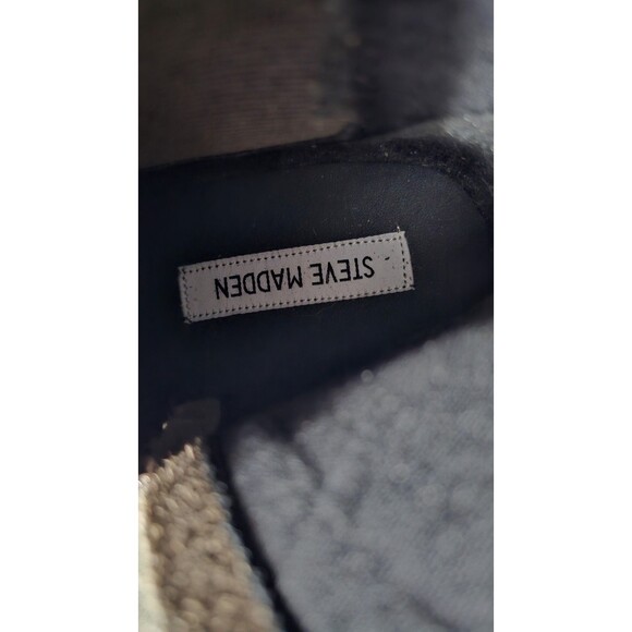 Steve Madden Wayde Tall Leather Lug Sole Boots – Women’s Size 6M – Olive Green - Picture 8 of 8